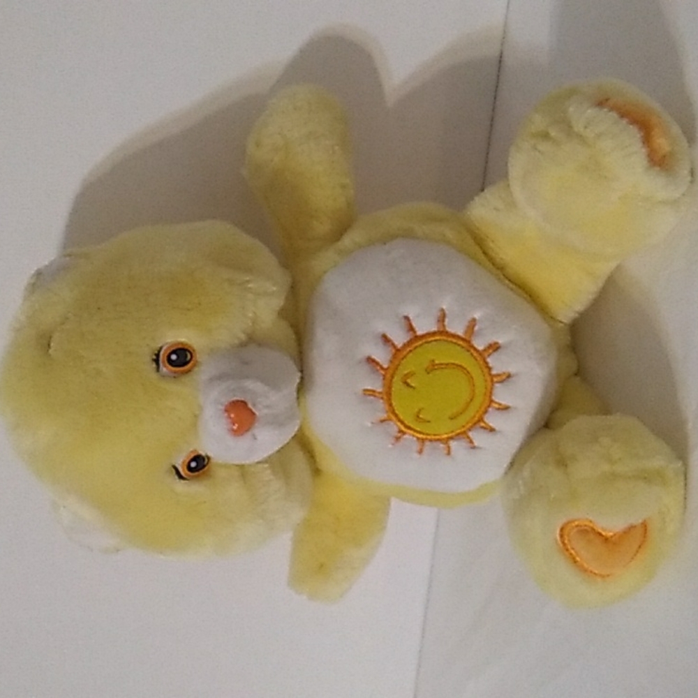 Care Bear Plush Yellow Fun Shine 12" Soft Toy Stuffed Animal